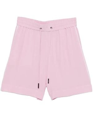 Iceberg Elastic-Waist Shorts - Pink