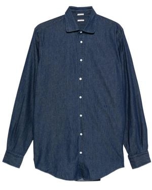Massimo Alba Canary Jeanshemd - Blau