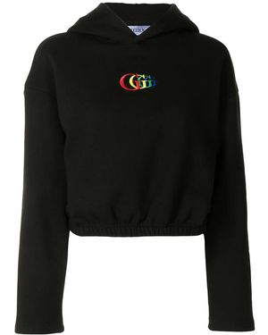 goodboy Cropped-Hoodie Mit Logo-Stickerei - Schwarz