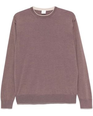 Eleventy Pullover mit Rundhalsausschnitt - Lila
