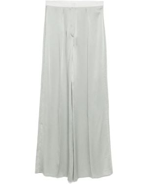 forte_forte Satin-Finish Trousers - White