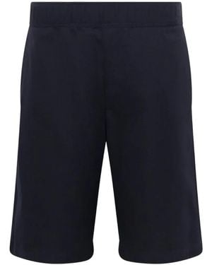 vowels Wool Shorts - Blue