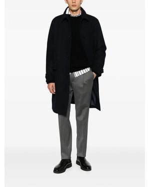 Sebago Beals Button-Fastening Coat - Black