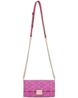 Moreau Gigi Clutch Mit Logo - Pink