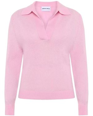 EMERSON RENALDI Jersey Con Cuello En V - Rosa