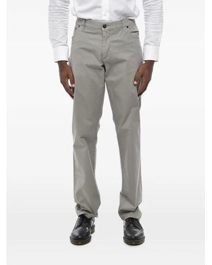 Corneliani Belt-Loops Welt-Pockets Trousers - Grey