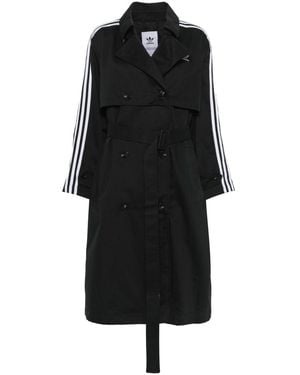 adidas Twill Trench Coat - Black