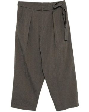 Forme D'expression Belted Trousers - Grey