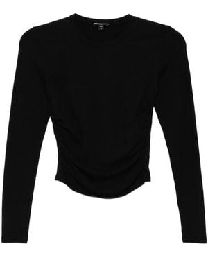 James Perse Top Con Ruches - Nero