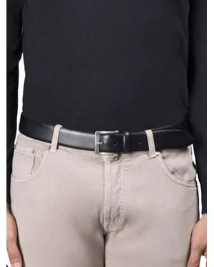 Moorer Berth-Ash Leather Belt - Blue