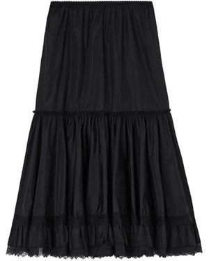 Ganni Rock Aus Fliegengewicht-Nylon - Schwarz
