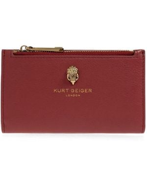 Kurt Geiger Sloane Bi-Fold Wallet - Red