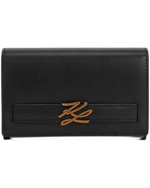 KARL LAGERFELD K/Autograph Portemonnaie - Schwarz