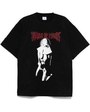 Vetements Photography-Print T-Shirt - Black
