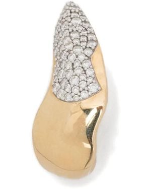 Rainbow K Large Shark Diamond Earring - Metallic