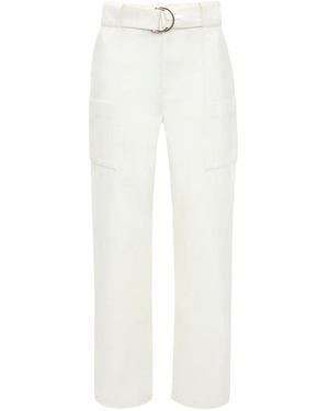 JW Anderson Pantalones anchos tipo cargo - Blanco