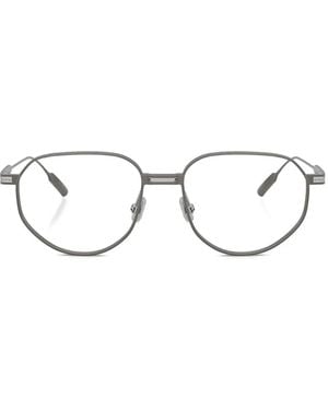 Brunello Cucinelli Geometric Glasses - Gray