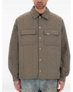 Represent Quilted Pocket Shirt - Brown