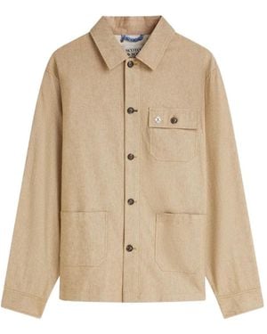 Scotch & Soda Button-Up Chore Jacket - Natural