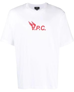 A.P.C. T-shirts And Polos - White