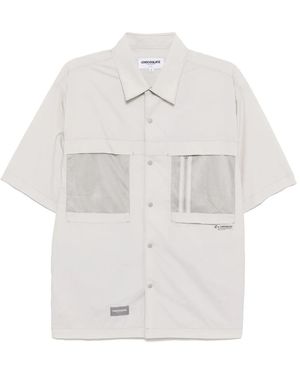 Chocoolate Short-Sleeved Shirt - White