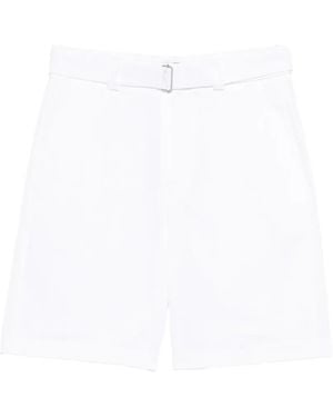 Low Brand Belted Shorts - White