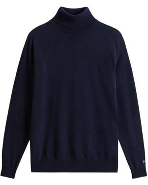Woolrich タートルネック セーター - ブルー