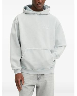 Filling Pieces Sudadera Con Capucha Y Logo Bordado - Gris