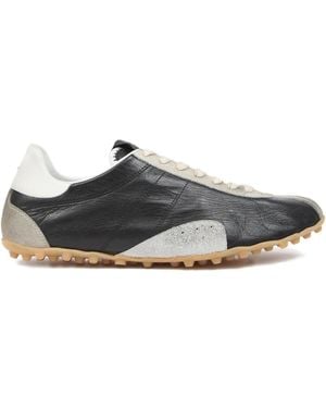 Maison Margiela Leather Sneakers - Gray