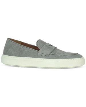 Fratelli Rossetti Penny Leather Loafers - Green