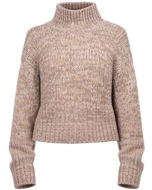 SABLYN Pullover mit Rollkragen - Natur