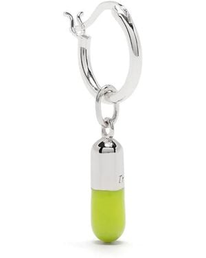 True Rocks Single Skull Hoop Earring - Multicolour