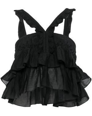 Isabel Marant Daliana トップ - ブラック