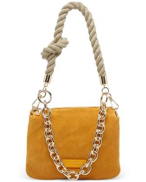 MY BEST BAG Sac Porté Épaule En Daim À Anse En Corde - Metallic