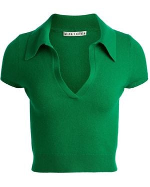 Alice + Olivia And Cashmerei Top - Green
