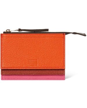 Paul Smith Concertina Zip-Top Cardholder - Orange