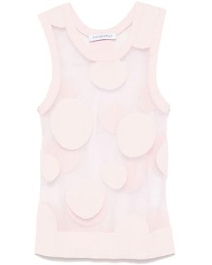 Viktor & Rolf Polka-Dot Tank Top - Pink