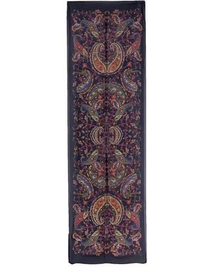 Etro Silk Scarf - Purple