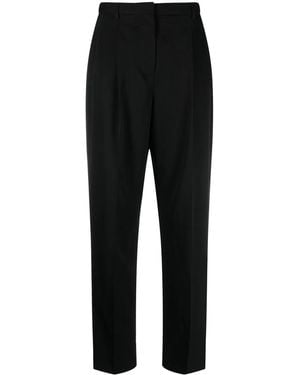 Tory Burch Wool Twill Trousers - Black