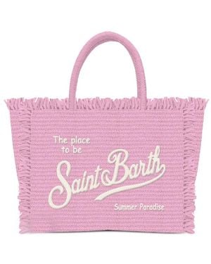 MC2 Saint Barth Frayed Tote Bag - Pink