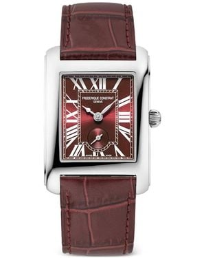 Frederique Constant Classics Carree Small Seconds 36Mm Watch - Red