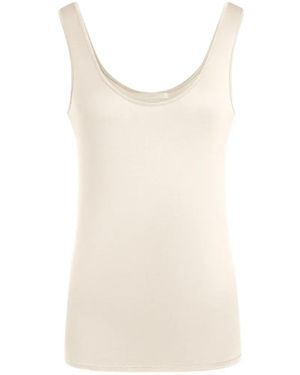 12 STOREEZ Cassiopeia Scoop-Neck Tank Top - White