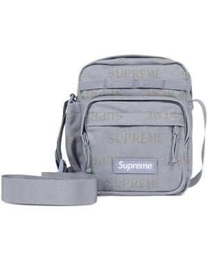 Supreme Borsa A Spalla Con Stampa Logo - Grigio
