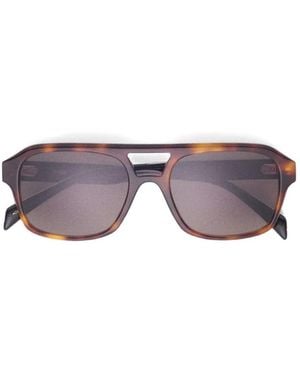 Maje Pilot-Frame Sunglasses - Purple