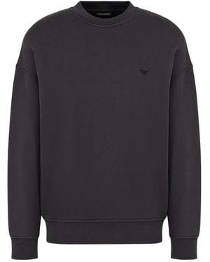 Emporio Armani ロゴ スウェットシャツ - ブルー