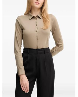 Mos Mosh Buttoned Long-Sleeve Shirt - Blue