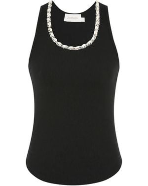 Zimmermann Illuminate Tank Top - Black