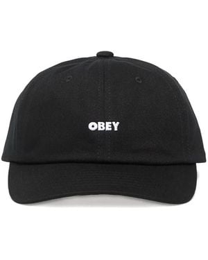 Obey Logo Cap - Black