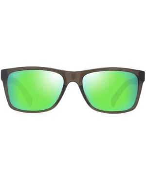 Maui Jim Lunettes De Soleil Kōwelo À Monture Rectangulaire - Green