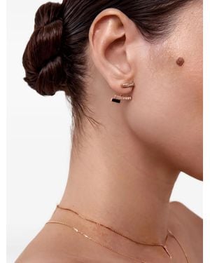 Maveroc Diamond And Enamel Earrings - Brown